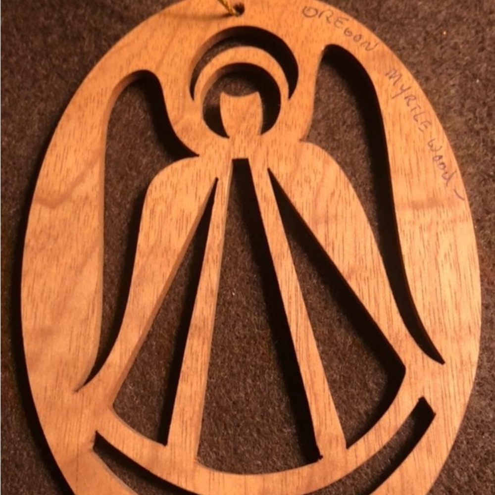 Wooden handmade ornament